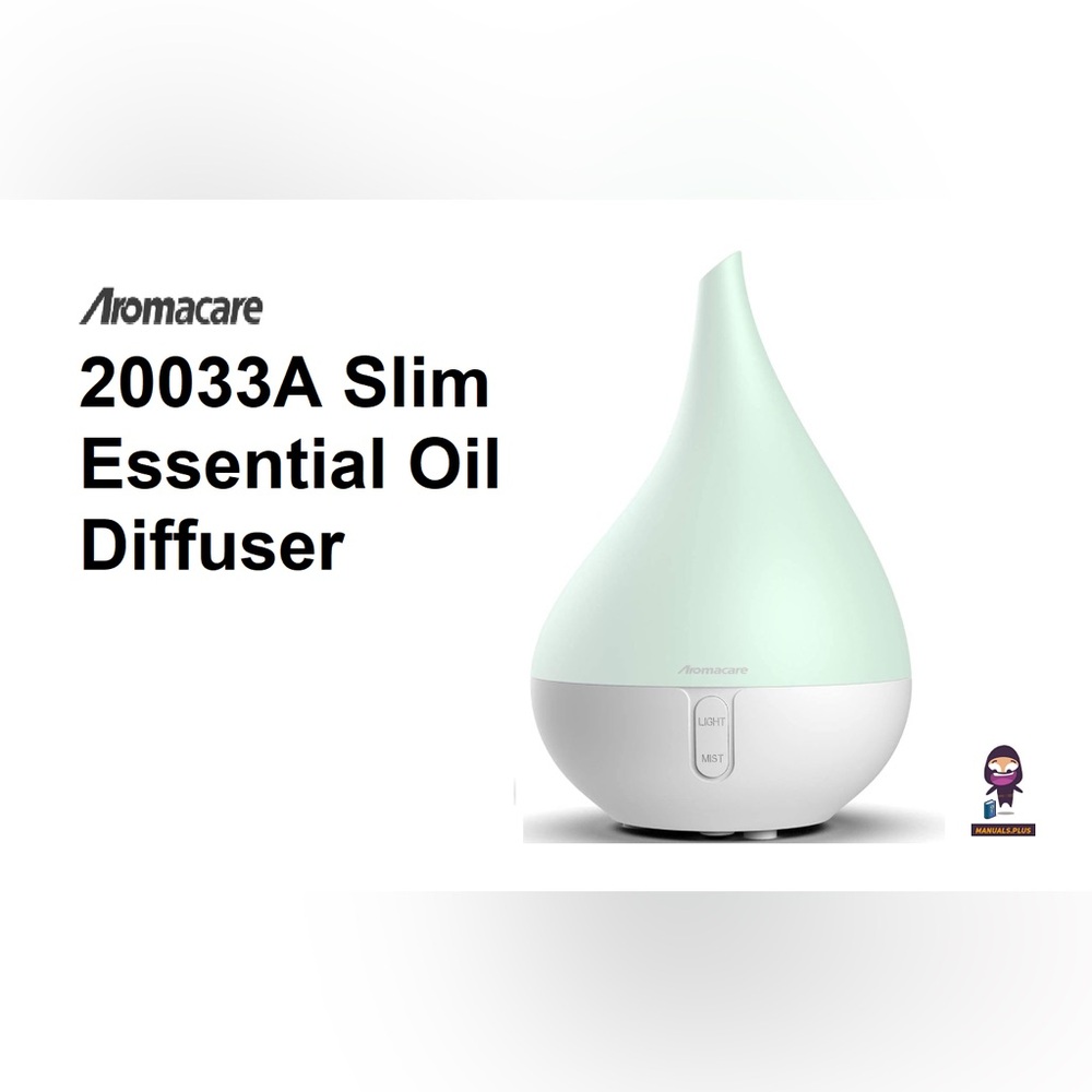 Aromacare Essential Oil Diffuser Aromatherapy Diffusers w/ 6 Essential Oils NEW
